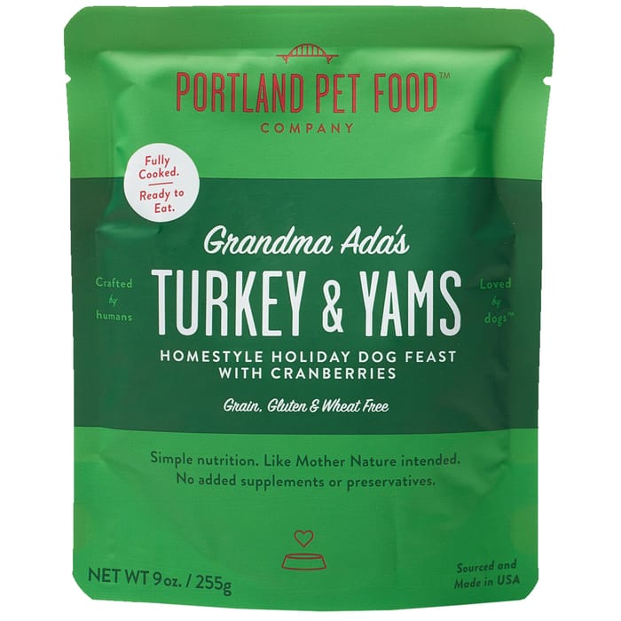 Portland Pet Food Company Homestyle Dog Meals - Grandma Ada's Turkey & Yams 9oz product detail number 1.0
