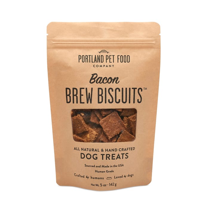 Portland Pet Food Company Bacon Original Brew Biscuits 5oz product detail number 1.0