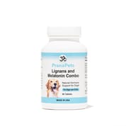 Prana Pets Lignans & Melatonin with Biotin for Dogs with Cushing's Disease Dogs over 25 lbs