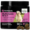 Pet Honesty Multivitamin 10-in-1 Chicken Flavored Soft Chews Daily Vitamin Supplement for Dogs 90 count