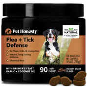 Pet Honesty Flea + Tick Defense Soft Chews Bacon