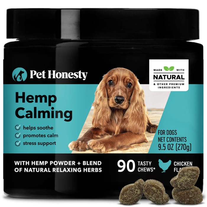 Pet Honesty Hemp Calming Chicken Flavored Soft Chews Calming and Anxiety Supplement for Dogs 90 Count product detail number 1.0
