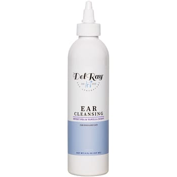 DelRay Ear Cleansing & Drying Solution with Aloe Vera (Sweet Pea & Vanilla) 8oz-product-tile