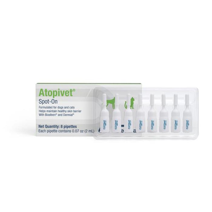 Atopivet Spot-On for Dogs and Cats 8 Pipettes (2 ML each) product detail number 1.0