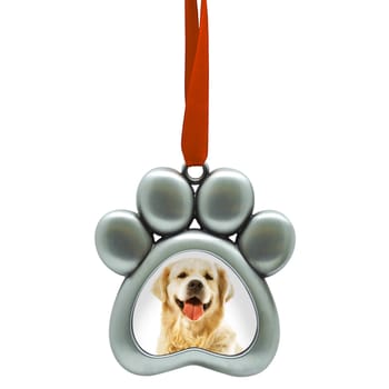Pearhead Paw Print Pet Photo Ornament-product-tile