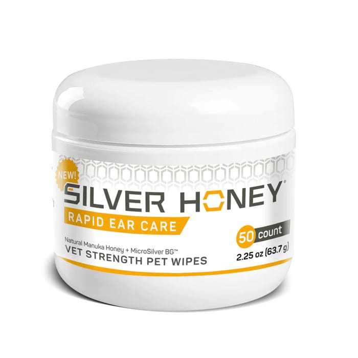 Silver Honey Rapid Ear Care Vet Strength Pet Wipes 50ct product detail number 1.0