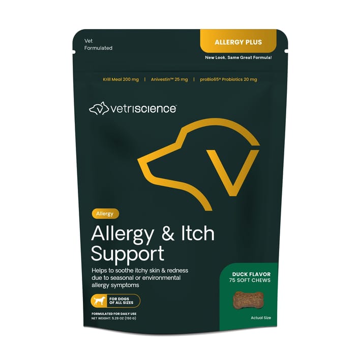VetriScience Allergy & Itch Support Chews for Dogs 75 ct product detail number 1.0