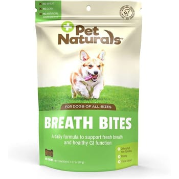 Pet Naturals Breath Bites Chew Supplement for Dogs - 60 Count-product-tile