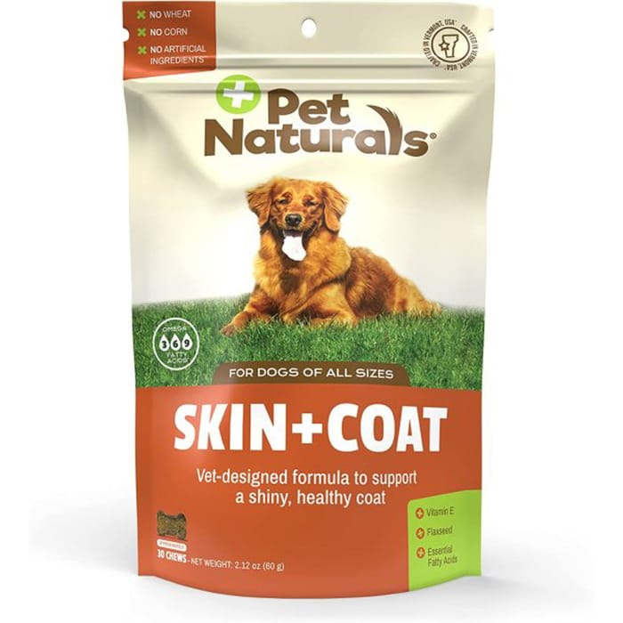 Pet Naturals Skin + Coat Chew Supplement for Dogs - 30 Count product detail number 1.0