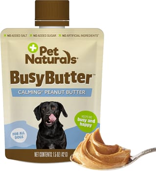 Pet Naturals BusyButter Calming Peanut Butter for Dogs  - Small - 6  Pouches-product-tile