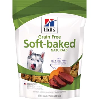 Hill's Grain Free Soft-Baked Naturals with Beef & Sweet Potatoes Dog Treats -  8 oz Bag-product-tile