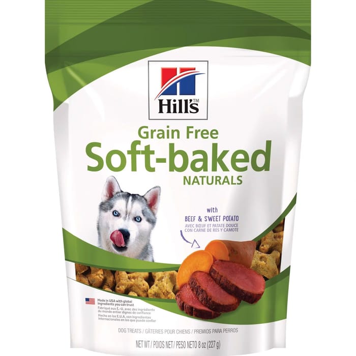 Hill's Grain Free Soft-Baked Naturals with Beef & Sweet Potatoes Dog Treats -  8 oz Bag product detail number 1.0