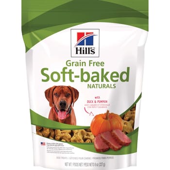 Hill's Grain Free Soft-Baked Naturals with Duck & Pumpkin Dog Treats - 8 oz Bag-product-tile