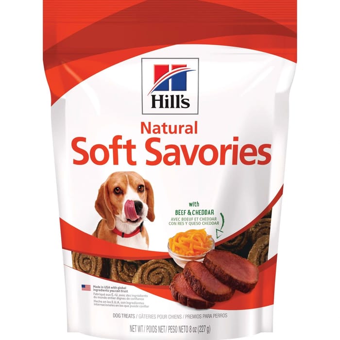 Hill's Natural Soft Savories Beef & Cheddar Dog Treats -  8 oz Bag product detail number 1.0
