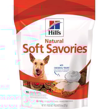 Hill's Natural Soft Savories Chicken & Yogurt Dog Treats -  8 oz Bag-product-tile