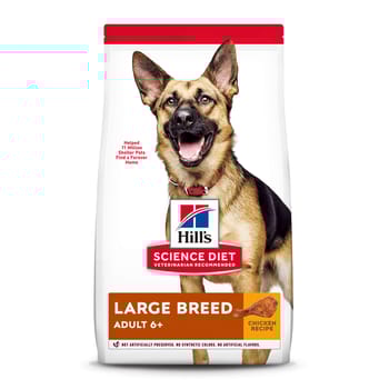 Hill's Science Diet Adult 6+ Large Breed Chicken Meal, Barley & Brown Rice Dry Dog Food - 33 lb Bag-product-tile