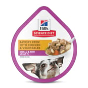 Hill's Science Diet Adult 7+ Small & Mini Breed Savory Stew with Chicken & Vegetables Wet