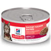 Hill's Science Diet Adult Savory Salmon Entree Wet Cat Food - 5.5 oz Cans - Case of 24
