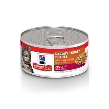 Hill's Science Diet Adult Savory Turkey Entree Wet Cat Food-product-tile