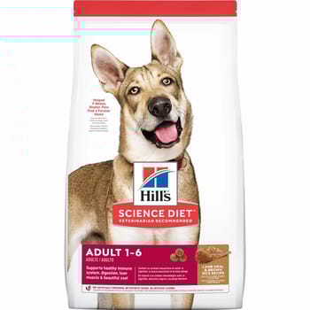 Hill's Science Diet Adult Lamb Meal & Brown Rice Dry Dog Food - 15.5 lb Bag-product-tile