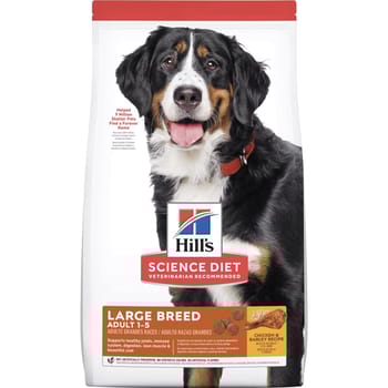 Hill's Science Diet Adult Large Breed Chicken & Barley Recipe Dry Dog Food - 15 lb Bag-product-tile