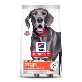 Hill's Science Diet Adult Perfect Digestion Large Breed Chicken, Brown Rice & Whole Oats Dry Dog Food - 22 lb Bag-product-tile