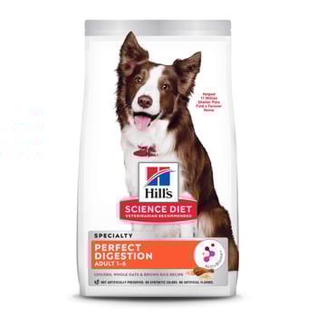 Hill's Science Diet Adult Perfect Digestion Chicken, Barley & Whole Oats Dry Dog Food - 22 lb Bag-product-tile