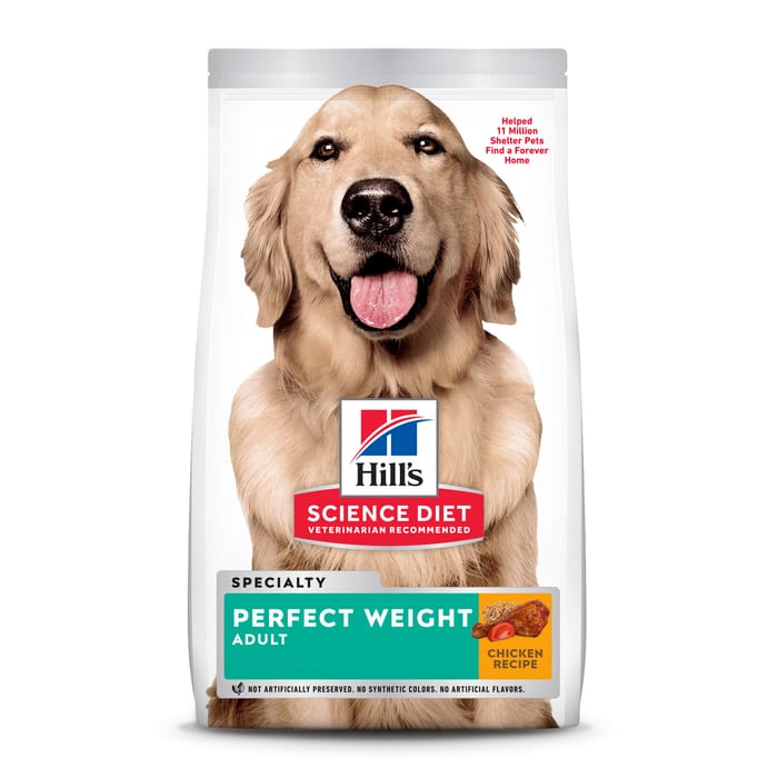 Hill's Science Diet Adult Perfect Weight Chicken Dry Dog Food - 25 lb Bag product detail number 1.0