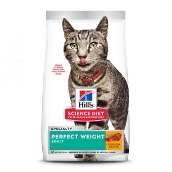 Hill's Science Diet Adult Perfect Weight Chicken Recipe Dry Cat Food - 7 lb Bag-product-tile