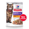 Hill's Science Diet Sensitive Stomach & Skin Chicken & Beef Dinner Wet Cat Food Pouches - 2.8 oz Pouches - Pack of 24