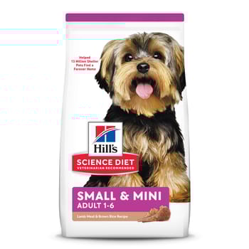Hill's Science Diet Adult Small & Mini Lamb Meal & Brown Rice Dry Dog Food - 4.5 lb Bag-product-tile