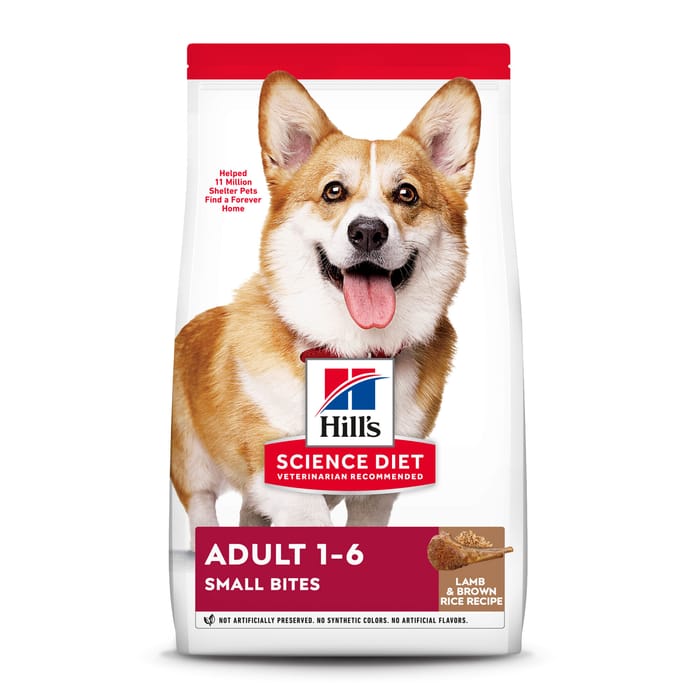 Hill's Science Diet Adult Small Bites Lamb Meal & Brown Rice Dry Dog Food - 33 lb Bag product detail number 1.0