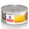 Hill's Science Diet Adult Urinary Hairball Control Savory Chicken Entree Wet Cat Food - 5.5 oz Cans - Case of 24
