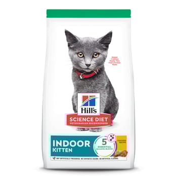 Hill's Science Diet Kitten Indoor Chicken Recipe Dry Cat Food - 3.5 lb Bag-product-tile