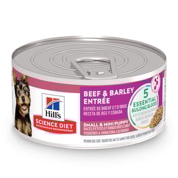 Hill's Science Diet Puppy Small & Mini Breed Beef & Barley Entree Wet Dog Food-product-tile