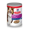 Hill's Science Diet Adult 7+ Beef & Barley Entree Wet Dog Food - 13 oz Cans - Case of 12