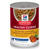 Hill's Science Diet Adult 7+ Healthy Cuisine Roasted Chicken, Carrots & Spinach Stew Wet Dog Food - 12.5 oz Cans - Case of 12
