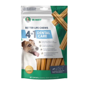 Dr. Marty Better Life 4-in-1 Dental Care Dental Chew Sticks for Small Dogs - Small (5-23 lbs)-product-tile