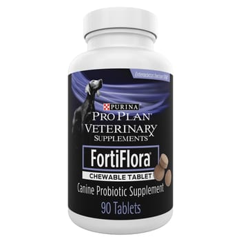 Purina Pro Plan Veterinary Supplements FortiFlora Chewable Dog Probiotic Supplement Tablets - 90 ct Bottle-product-tile