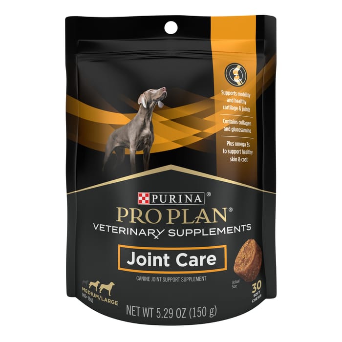 Purina Pro Plan Veterinary Joint Care Dog Hip and Joint Supplement - Large/Medium - 5.29 oz. Pouch product detail number 1.0