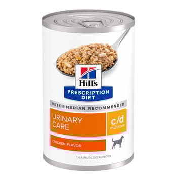 Hill's Prescription Diet c/d Multicare Urinary Care Chicken Flavor Wet Dog Food - 13 oz Cans - Case of 12-product-tile