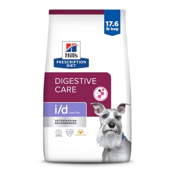 Hill's Prescription Diet i/d Low Fat Digestive Care Chicken Flavor Dry Dog Food - 17.6 lb Bag-product-tile