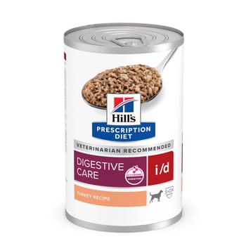 Hill's Prescription Diet i/d Digestive Care with Turkey Wet Dog Food - 13 oz Cans - Case of 12-product-tile