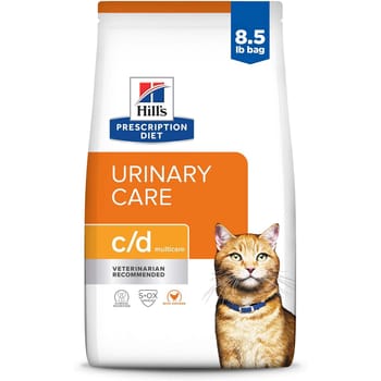 Hill's Prescription Diet c/d Multicare Urinary Care with Chicken Dry Cat Food - 8.5 lb Bag-product-tile