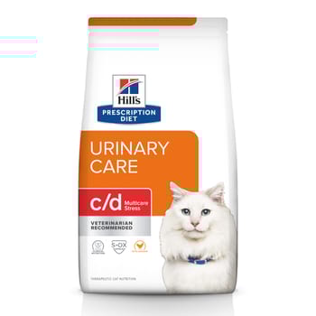 Hill's Prescription Diet c/d Multicare Stress + Urinary Care with Chicken Dry Cat Food - 8.5 lb Bag-product-tile