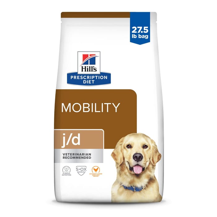 Hill's Prescription Diet j/d Joint Care Chicken Flavor Dry Dog Food - 27.5 lb Bag product detail number 1.0