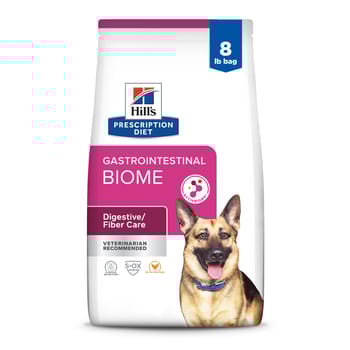 Hill's Prescription Diet Gastrointestinal Biome Digestive/Fiber Care with Chicken Dry Dog Food - 8 lb Bag-product-tile