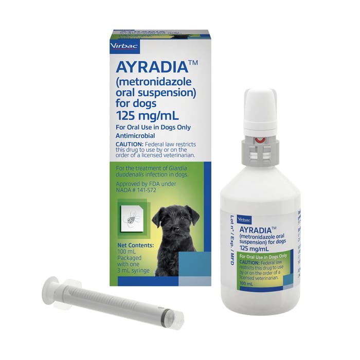 AYRADIA (metronidazole) Oral Suspension - 125 mg/ml - 100 ml product detail number 1.0