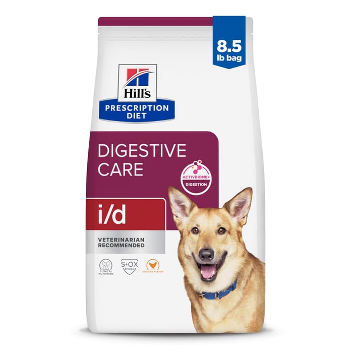 Hill's Prescription Diet i/d Digestive Care Chicken Flavor Dry Dog Food - 8.5 lb Bag product detail number 1.0
