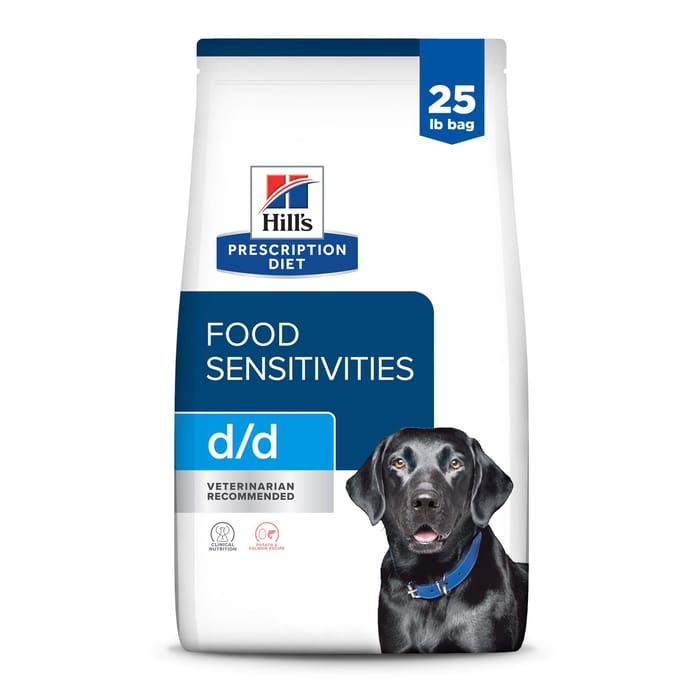 Hill's Prescription Diet d/d Food Sensitivities Potato & Salmon Flavor Dry Dog Food - 25 lb Bag product detail number 1.0